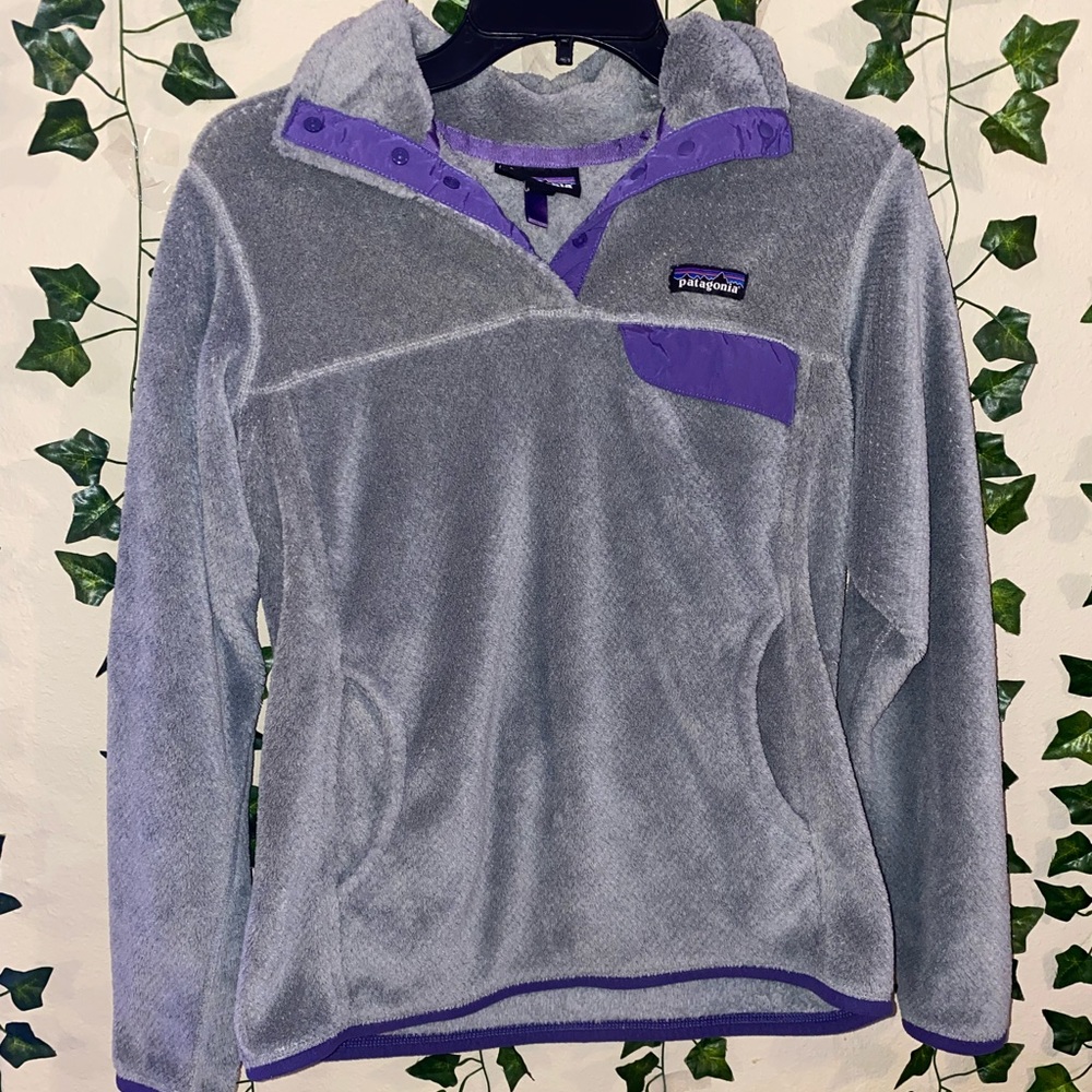 Patagonia Woolie Pullover Jacket in Grey